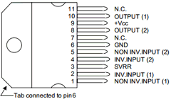 TDA2009-J11-A-T Datasheet PDF Unisonic Technologies