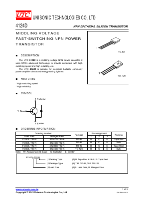 4124D Datasheet PDF Unisonic Technologies