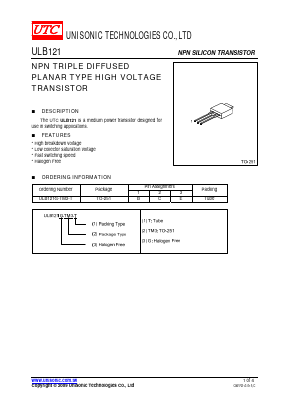 ULB121 Datasheet PDF Unisonic Technologies