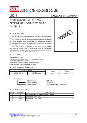UH211G-G04-K Datasheet PDF Unisonic Technologies
