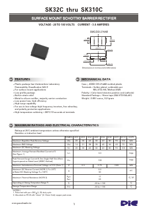 SK310C Datasheet PDF Unspecified1