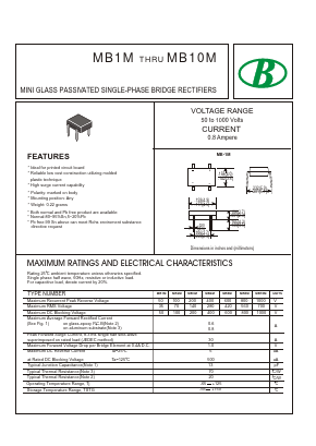 MB10M Datasheet PDF Unspecified1