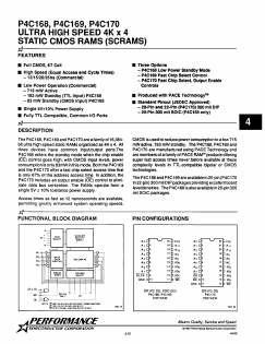 P4C170-12SM Datasheet PDF Unspecified2