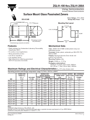 ZGL41-110 Datasheet PDF Vaishali Semiconductor