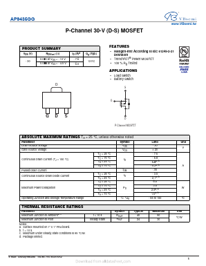 AP9435GG Datasheet PDF VBsemi Electronics Co.,Ltd