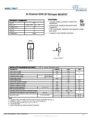 4N65L-TM3-T Datasheet PDF VBsemi Electronics Co.,Ltd