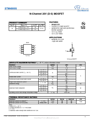 STM4800S Datasheet PDF VBsemi Electronics Co.,Ltd