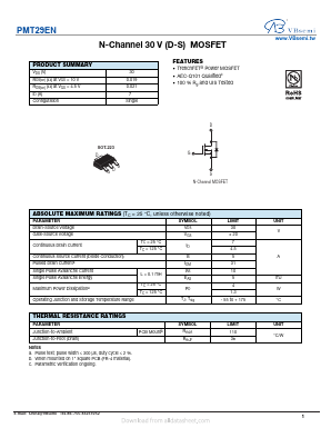 PMT29EN Datasheet PDF VBsemi Electronics Co.,Ltd