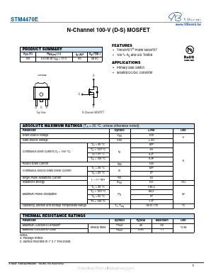 STM4470E Datasheet PDF VBsemi Electronics Co.,Ltd