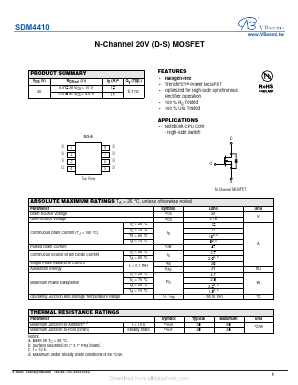 SDM4410 Datasheet PDF VBsemi Electronics Co.,Ltd