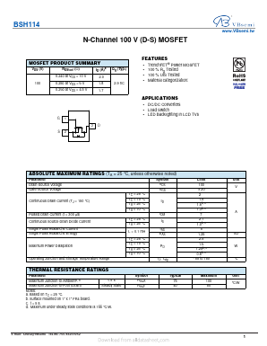 BSH114 Datasheet PDF VBsemi Electronics Co.,Ltd