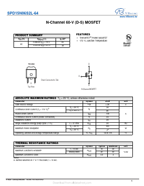 SPD15N06S2L-64 Datasheet PDF VBsemi Electronics Co.,Ltd