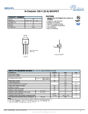 2SK3147L Datasheet PDF VBsemi Electronics Co.,Ltd