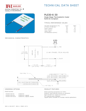 PL030-6-30-01 Datasheet PDF II-VI Marlow, Inc.