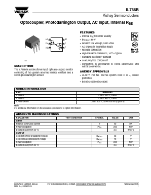 IL766B-2 Datasheet PDF Vishay Siliconix