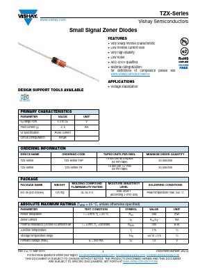 TZX5V6D-TAP Datasheet PDF Vishay Semiconductors