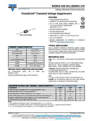 BZW04-136B Datasheet PDF Vishay Semiconductors