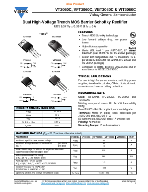 VBT3060C Datasheet PDF Vishay Semiconductors