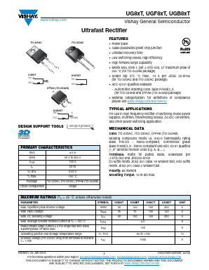 UGB8CT-E3 Datasheet PDF Vishay Semiconductors