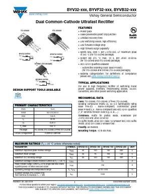 BYVB32-100HE3_A/I Datasheet PDF Vishay Semiconductors