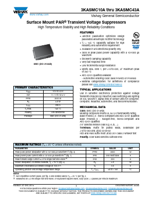 3KASMC11A Datasheet PDF Vishay Semiconductors