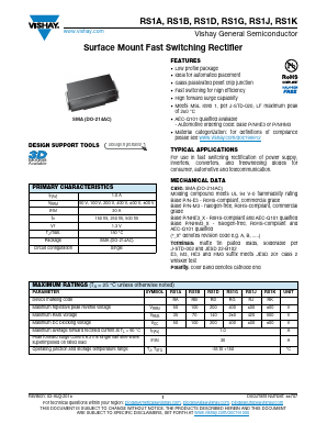RS1AHE3_A/I Datasheet PDF Vishay Semiconductors