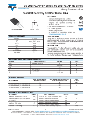 20ETF02FP-M3 Datasheet PDF Vishay Semiconductors