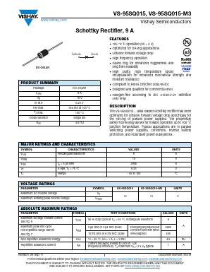 95SQ015 Datasheet PDF Vishay Semiconductors
