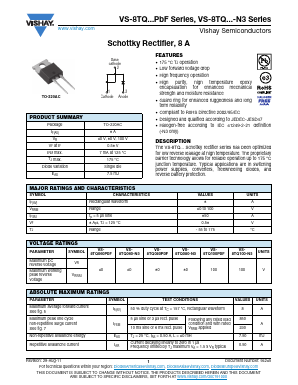 8TQ060PBF Datasheet PDF Vishay Semiconductors