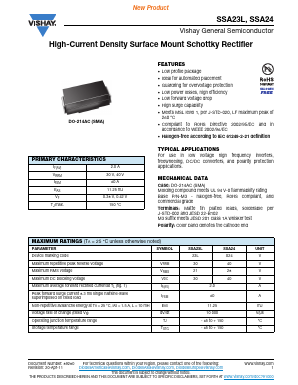SSA23L-M3-61T Datasheet PDF Vishay Semiconductors