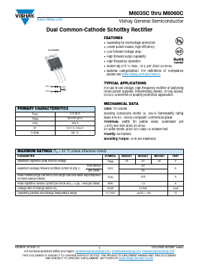 M6045C Datasheet PDF Vishay Semiconductors