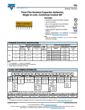 TRC03 Datasheet PDF Vishay Semiconductors