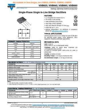 VSIB680-E3/45 Datasheet PDF Vishay Semiconductors