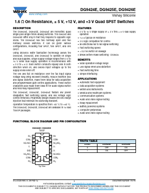 DG9424E Datasheet PDF Vishay Semiconductors