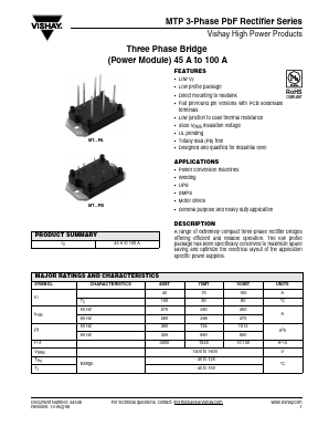 100MT140PAPBF Datasheet PDF Vishay Semiconductors