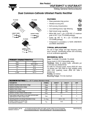 UGB8HCT-E3/45 Datasheet PDF Vishay Semiconductors