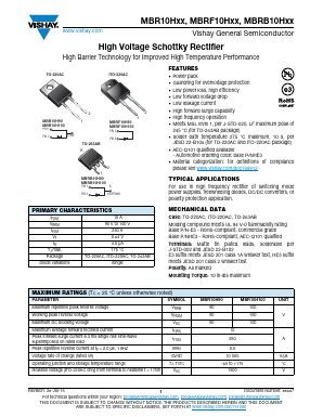 MBRF10H90 Datasheet PDF Vishay Semiconductors