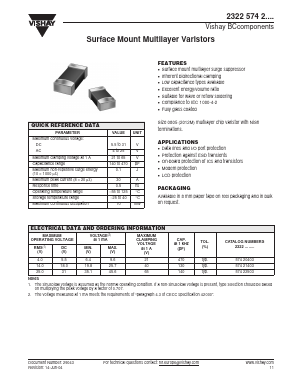 232257420403 Datasheet PDF Vishay Semiconductors