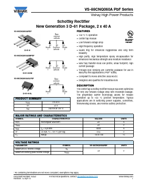 88CNQ060A Datasheet PDF Vishay Semiconductors