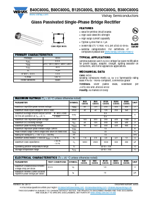 B380C800G Datasheet PDF Vishay Semiconductors