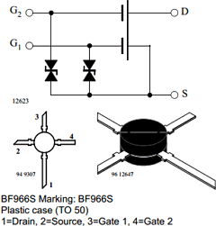 BF966S Datasheet PDF Vishay Semiconductors