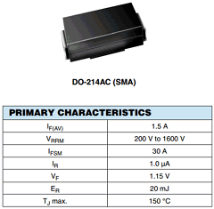 BYG10M Datasheet PDF Vishay Semiconductors