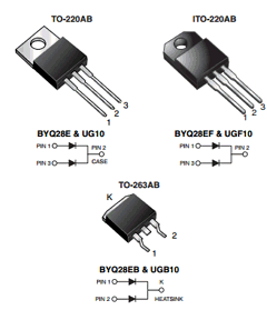 UGB10CCT Datasheet PDF Vishay Semiconductors