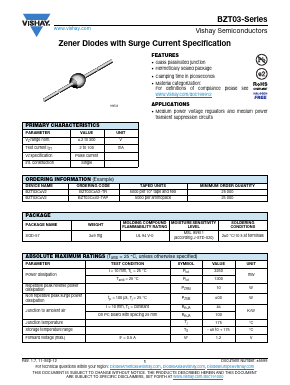 BZT03D75 Datasheet PDF Vishay Semiconductors