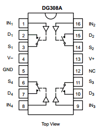 DG308ADY-T1 Datasheet PDF Vishay Semiconductors
