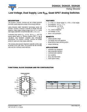 DG9425DQ Datasheet PDF Vishay Semiconductors