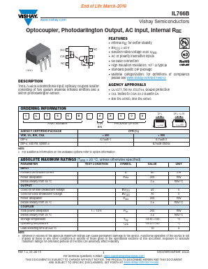 IL766B-2 Datasheet PDF Vishay Semiconductors