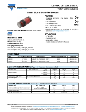 LS103C-GS18 Datasheet PDF Vishay Semiconductors