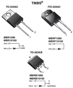 MBRB10100CT-E3 Datasheet PDF Vishay Semiconductors