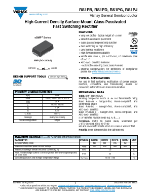 RS1PG Datasheet PDF Vishay Semiconductors
